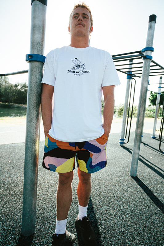 Coloured Space Shorts