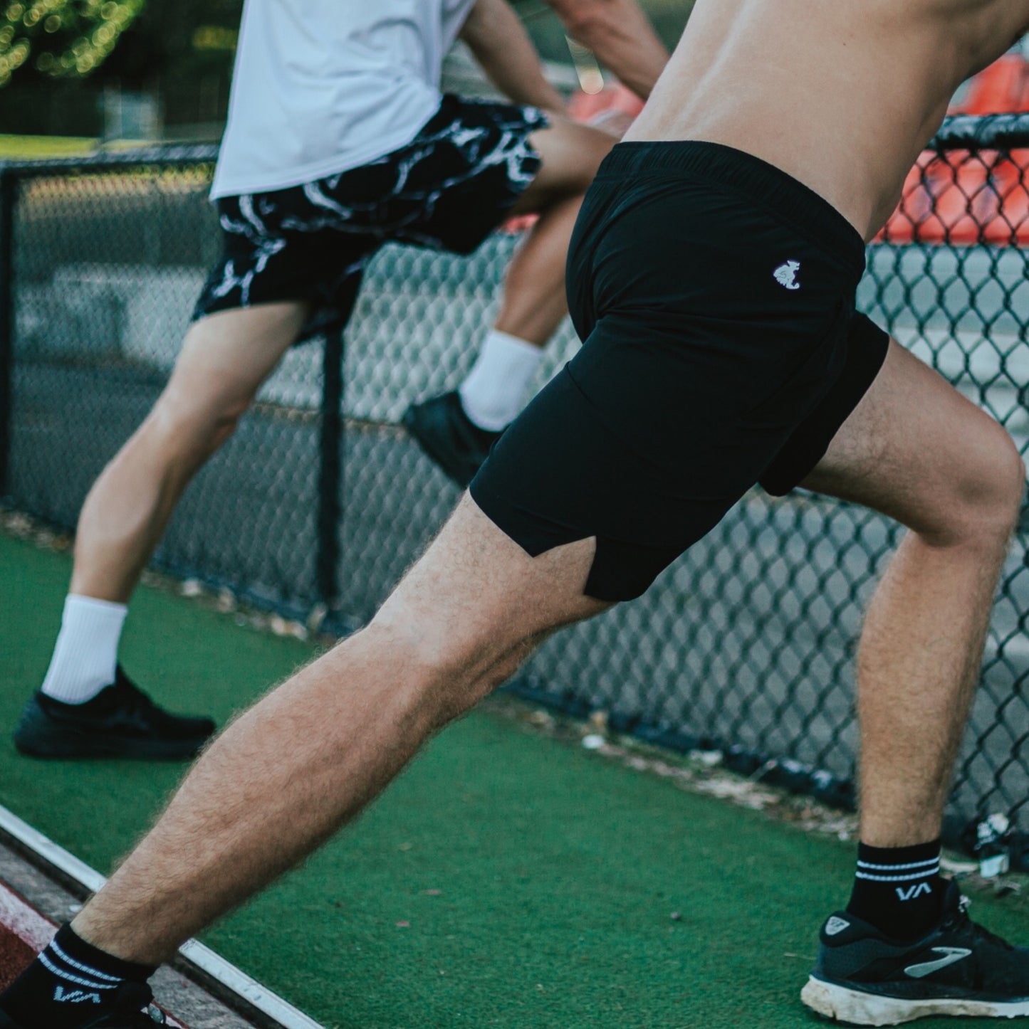 Black Marble Shorts