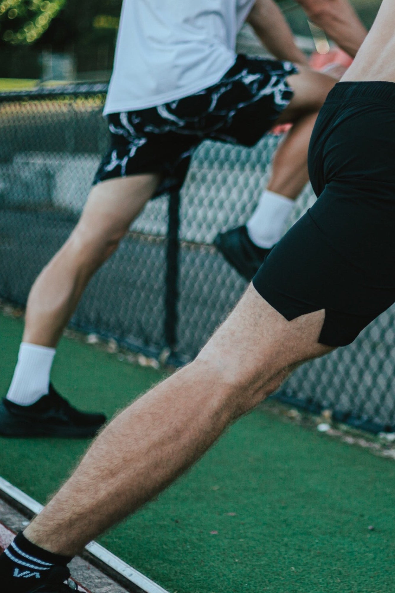 Black Marble Shorts